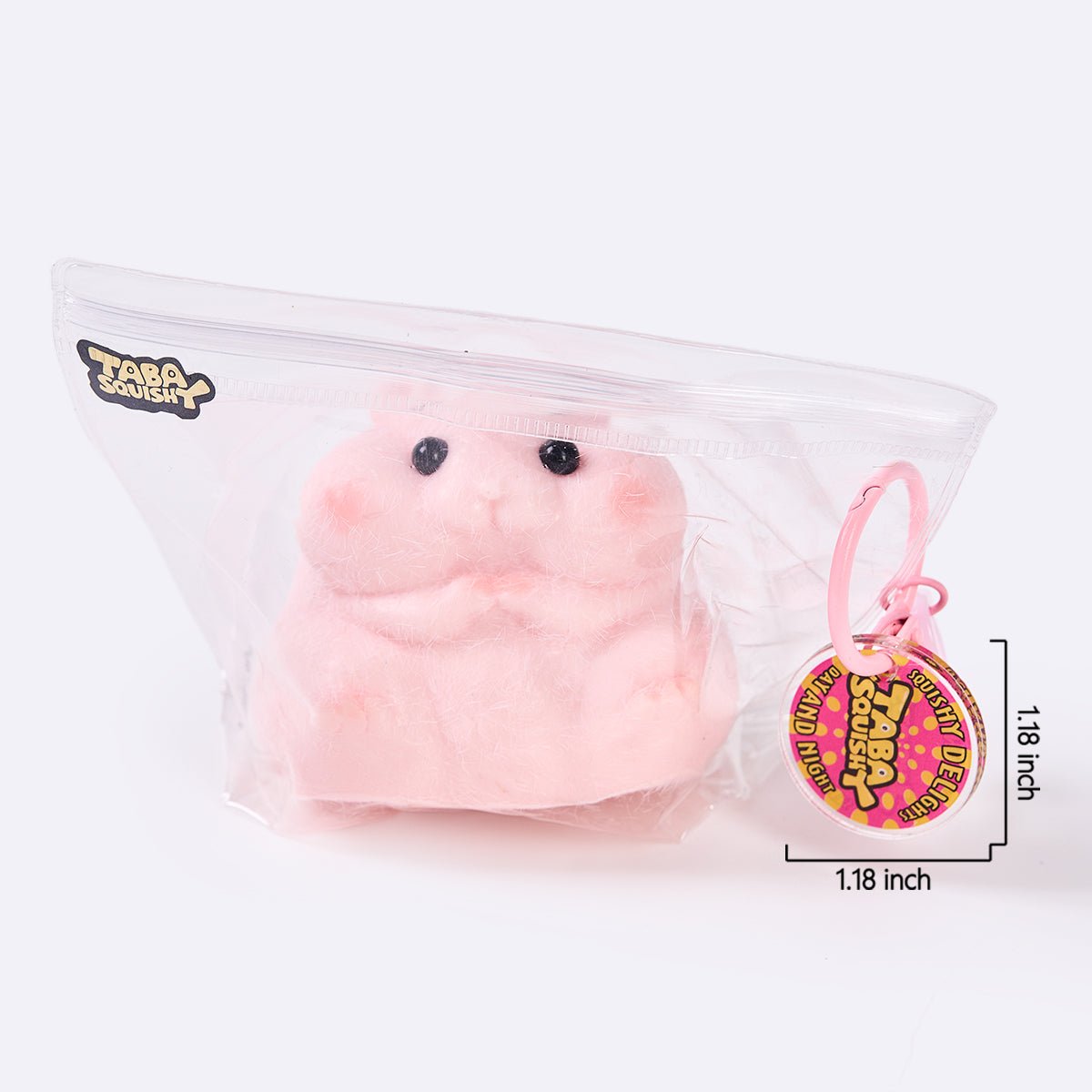 150g Pink Hamster Taba Squishy