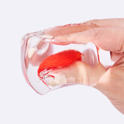Nested Strawberry Cute Ice Cube Taba Squishy