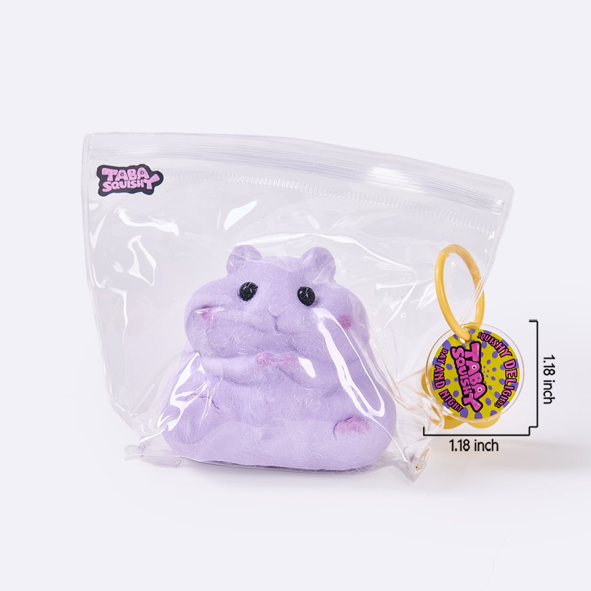 150g Purple Hamster Taba Squishy