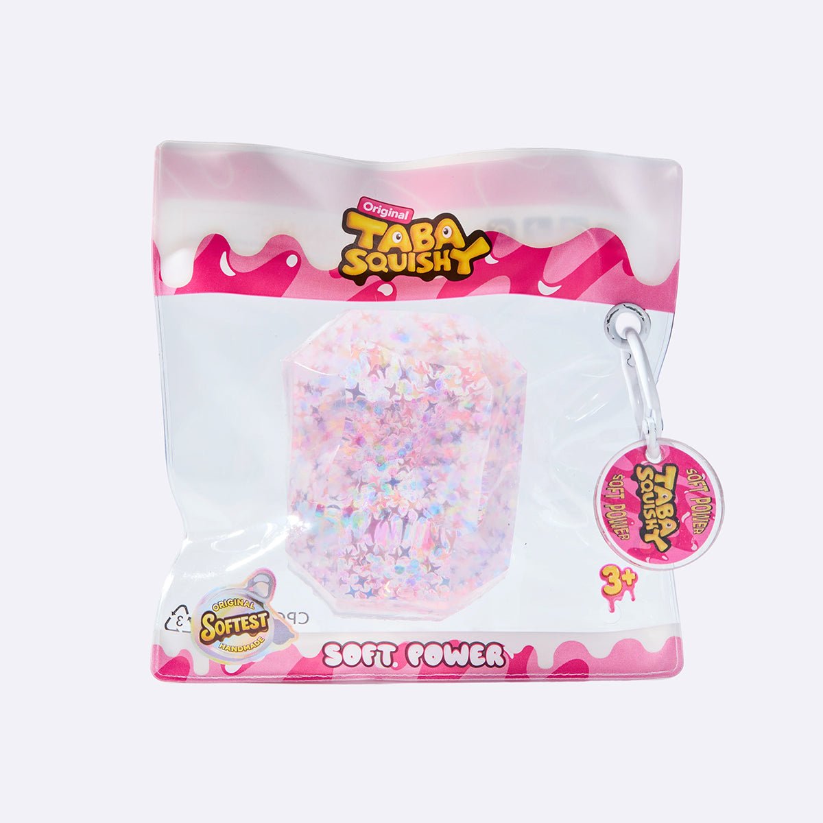 Blingbling Pink Crystal Taba Squishy