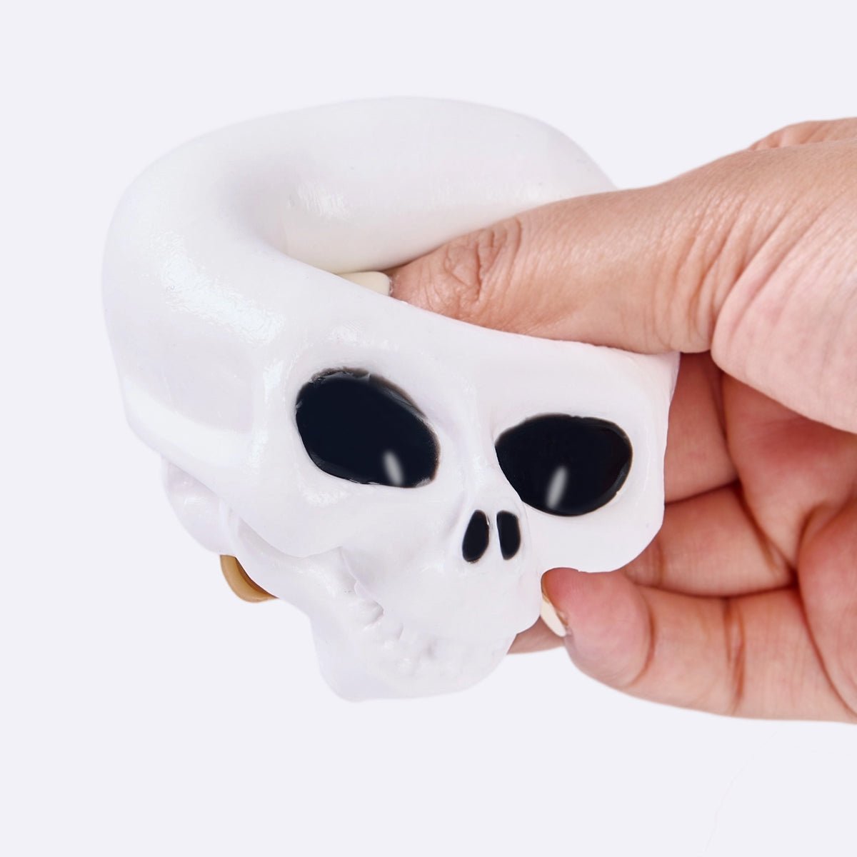 100g White Skull Taba Squishy