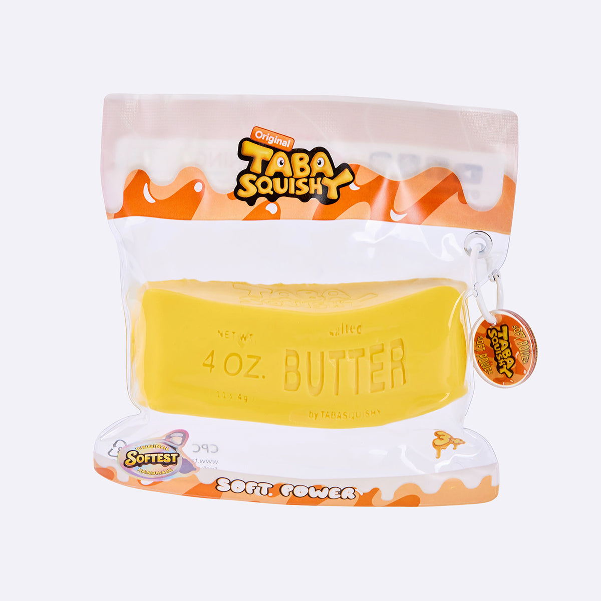Yellow Butter Stick Taba Squishy