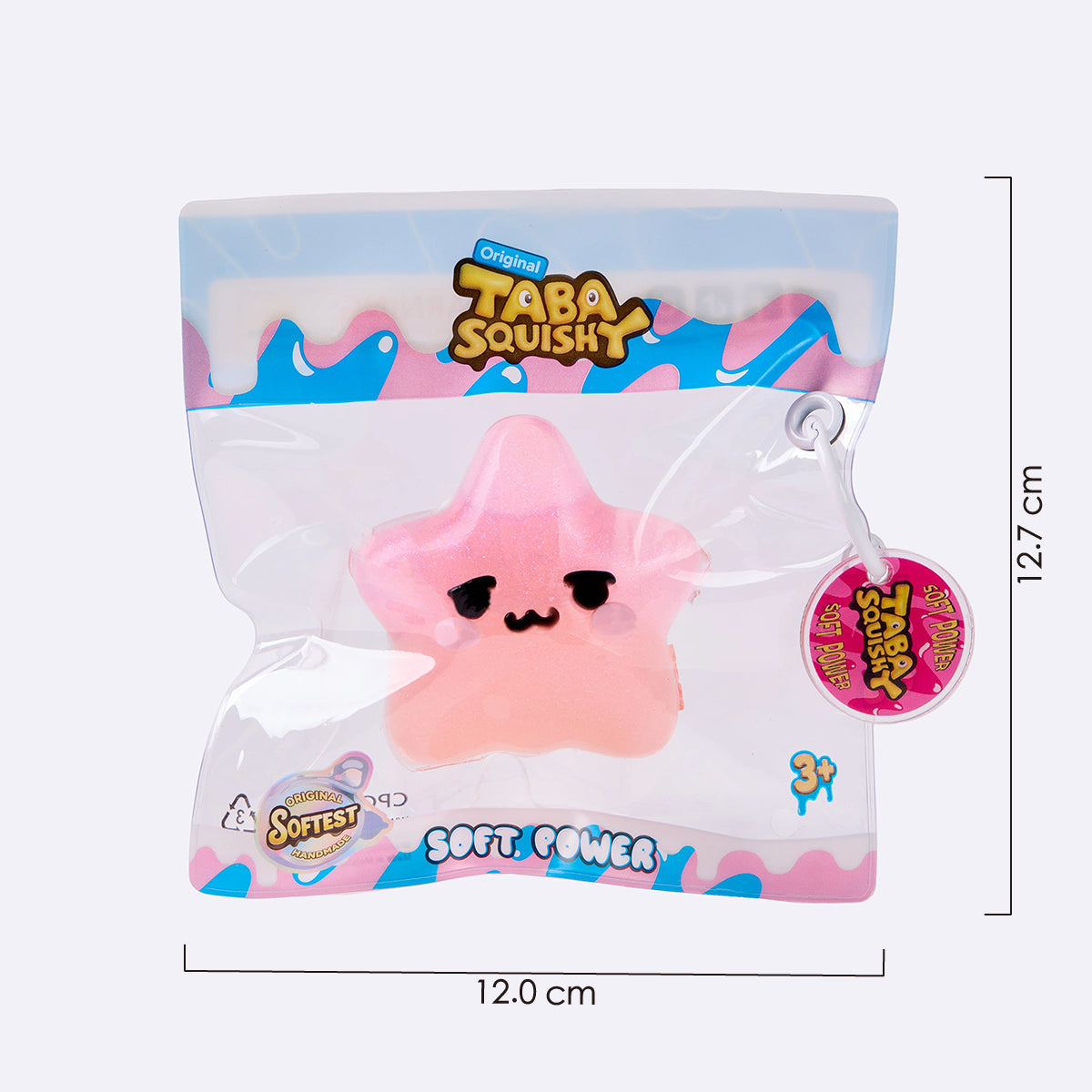 Rose Pink Sassy Star Taba Squishy