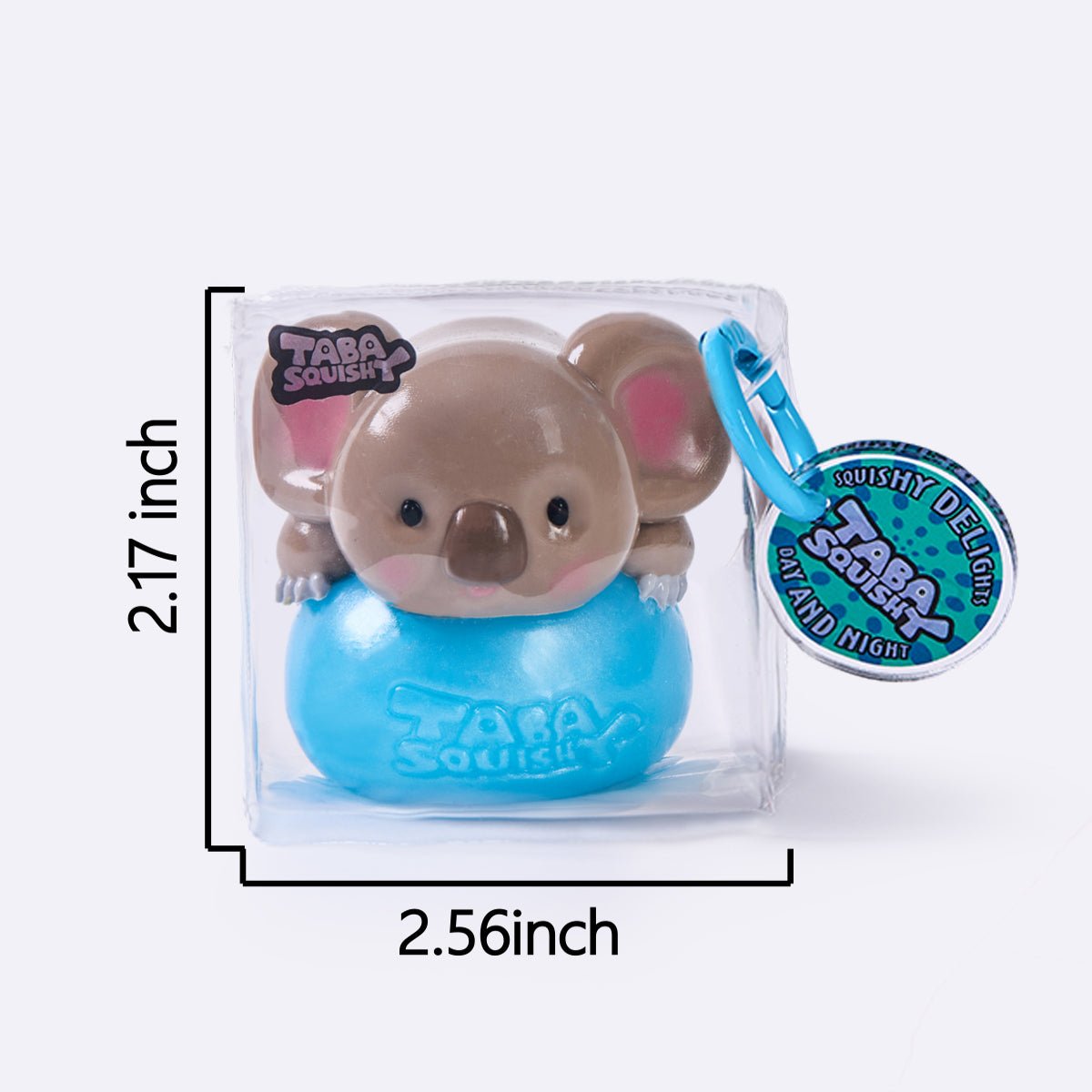 Little Koala on Blue Ball Taba Squishy