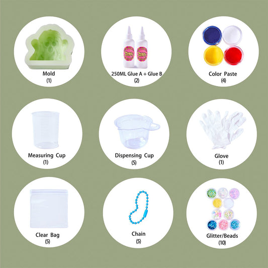 Ghost Taba Squishy DIY Mold Set