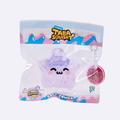 Purple Happy Star Taba Squishy