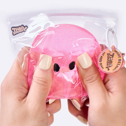Glitter Pink Octopus Taba Squishy