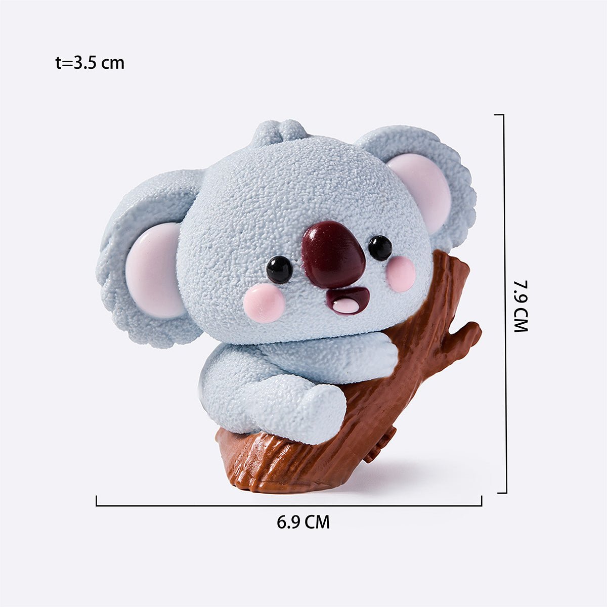 Blue-Gray Tree Hug Koala Squishy
