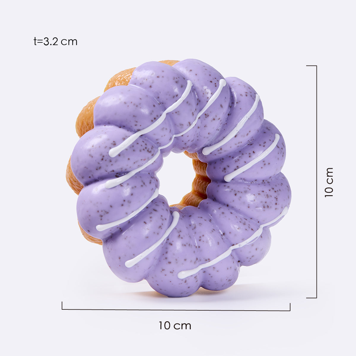 Jumbo Purple Grape Donut Taba Squishy