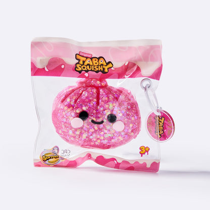 Fuchsia Glitter Dumpling