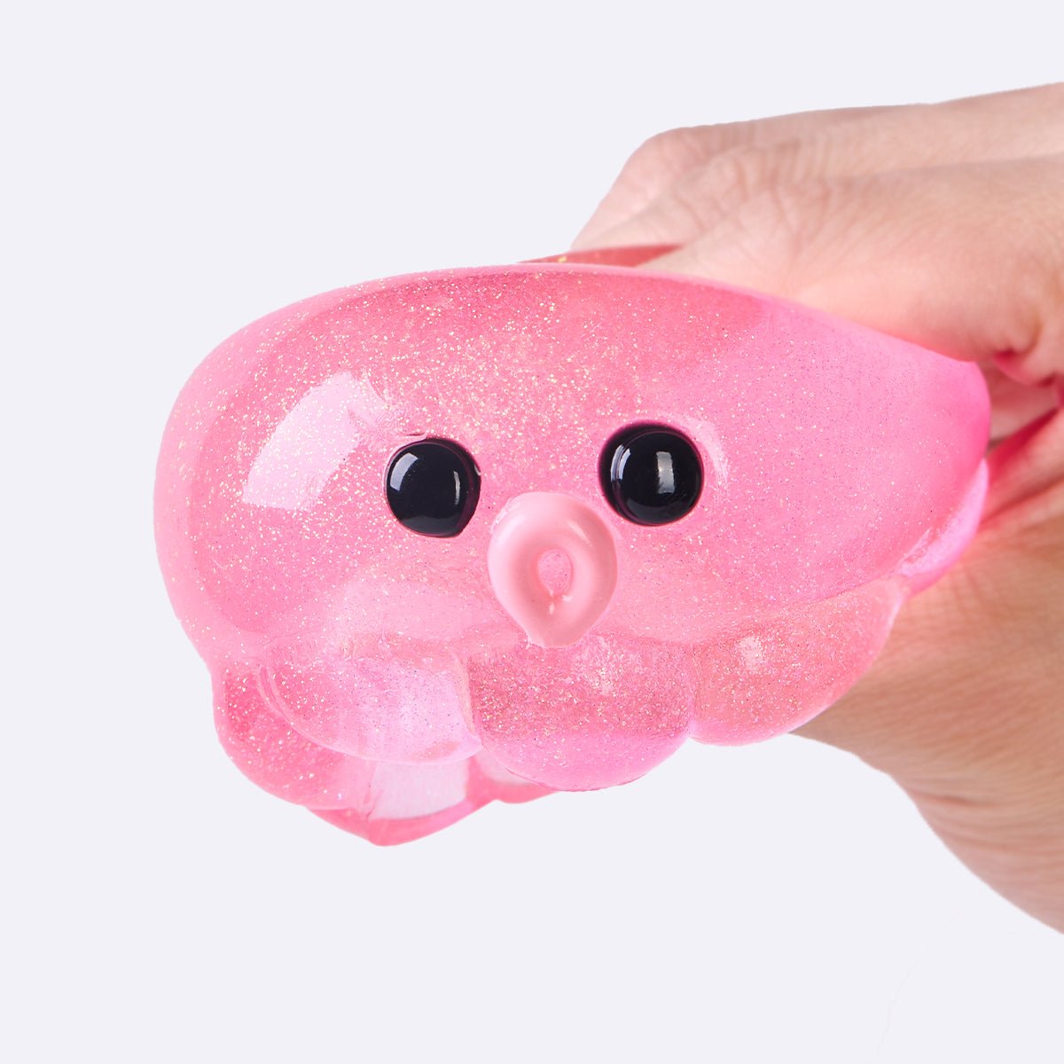 Glitter Pink Octopus Taba Squishy