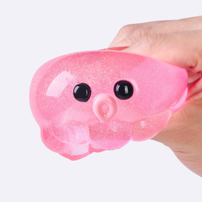Glitter Pink Octopus Taba Squishy