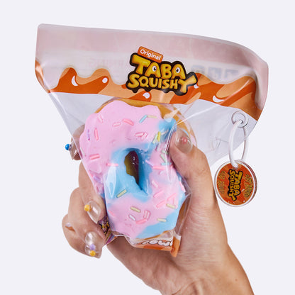 Rainbow Filled Donut Taba Squishy