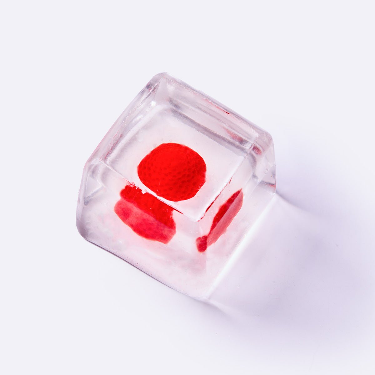 Nested Strawberry Cute Ice Cube Taba Squishy