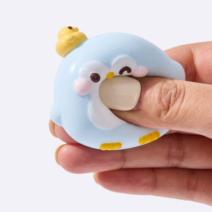 Cute Penguin with Duckling