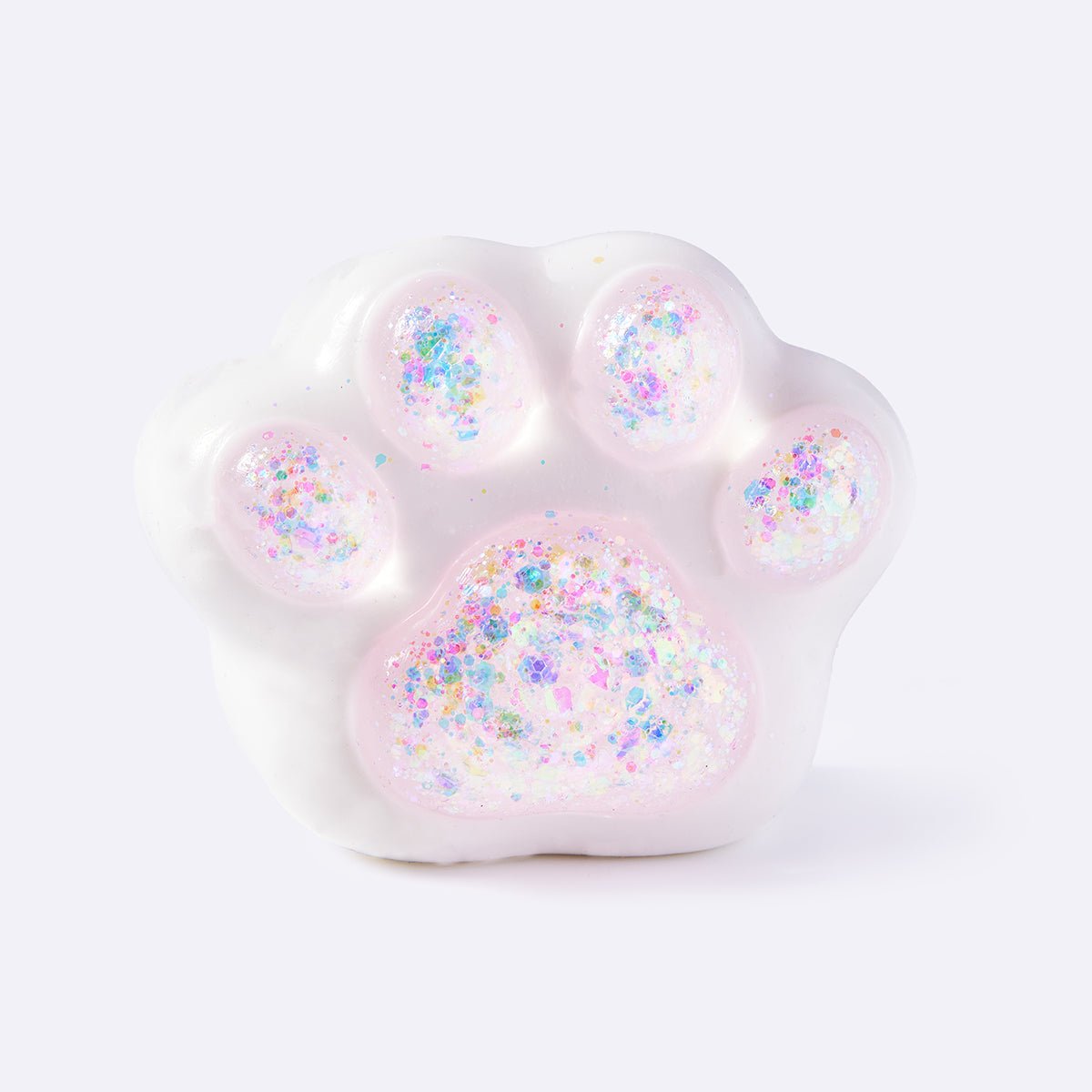 Pink Glitter Cat Paw