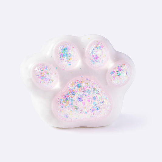 Pink Glitter Cat Paw