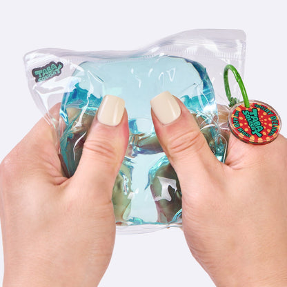 Crystal-blue Ice Cube Taba Squishy