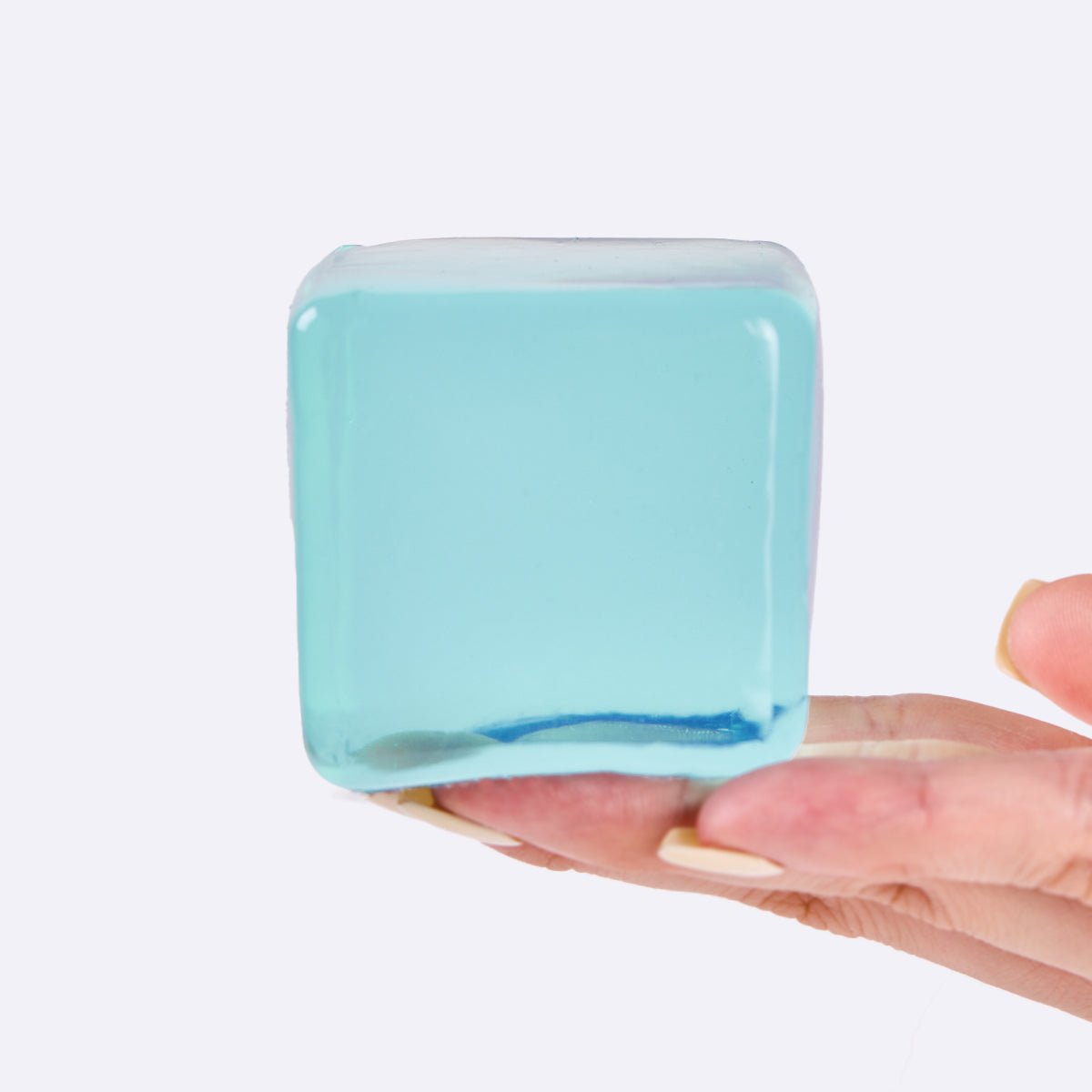 Crystal-blue Ice Cube Taba Squishy