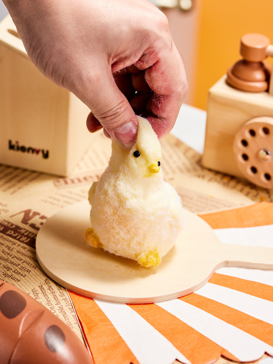 Flocked Chick Taba Squishy