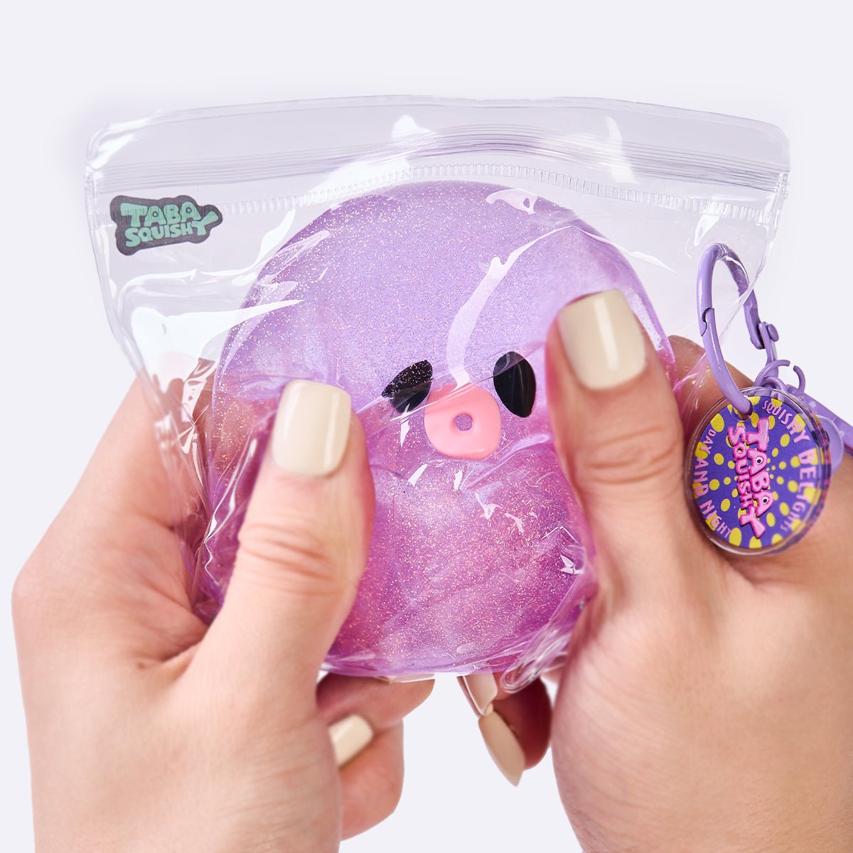 Glitter Purple Octopus Taba Squishy