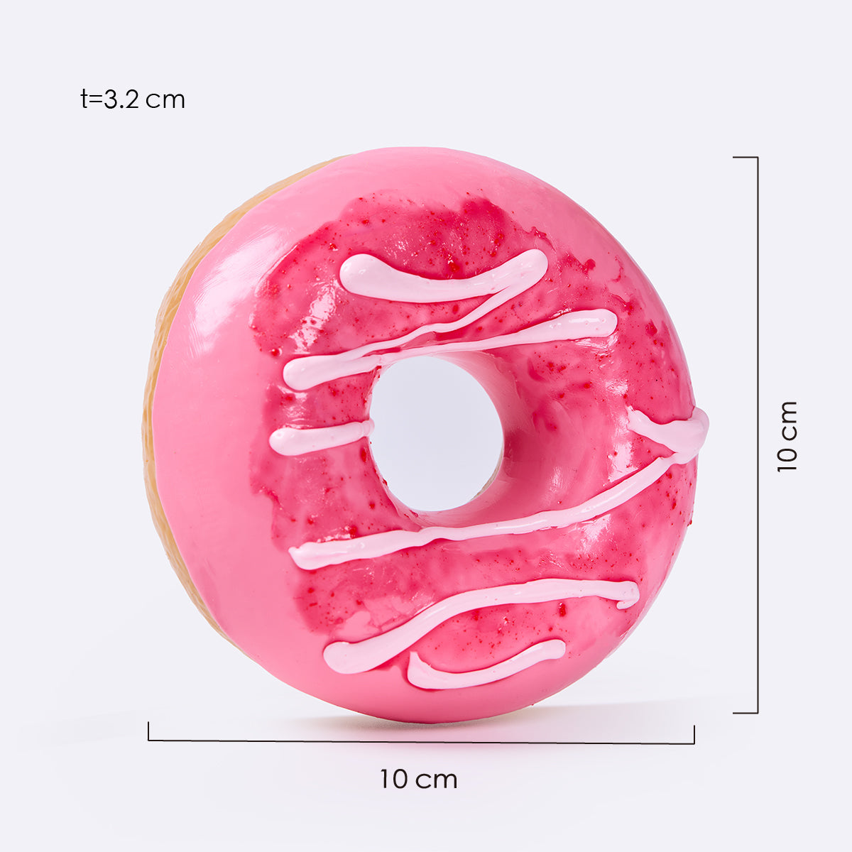 Jumbo Strawberry Pink Donut Taba Squishy