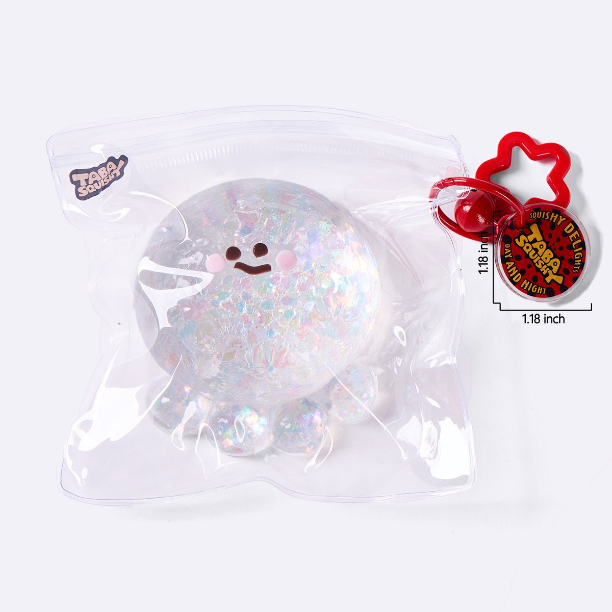 Blingbling Clear Octopus Taba Squishy