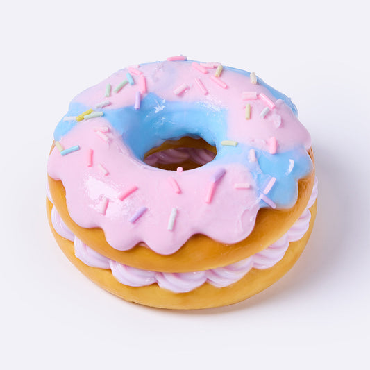 Rainbow Filled Donut Taba Squishy