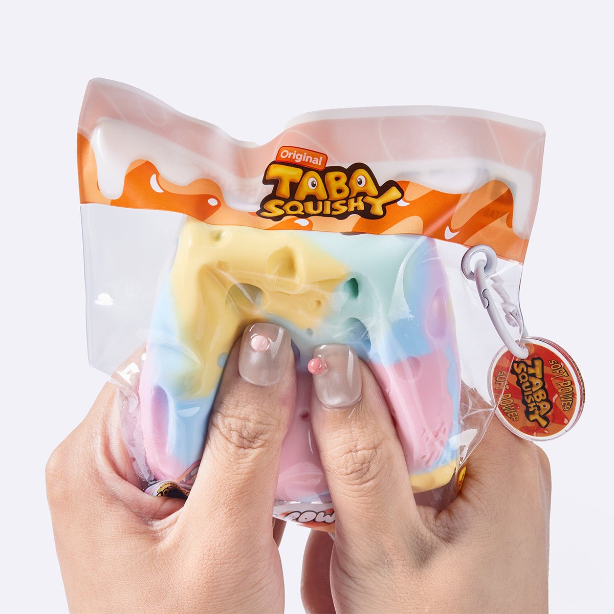Tie-Dye Pastel Cheese Taba Squishy