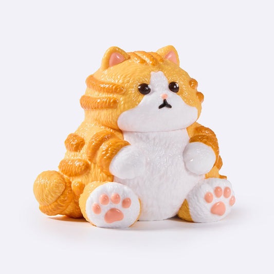 Chubby Orange Cat Taba Squishy