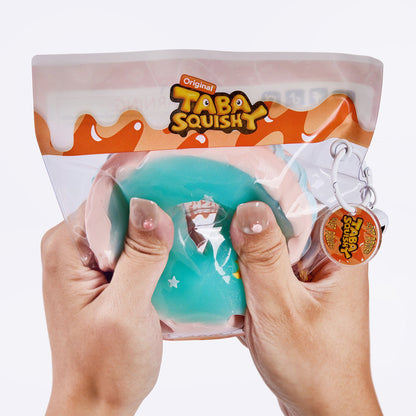 Pink Mint Filled Donut Taba Squishy