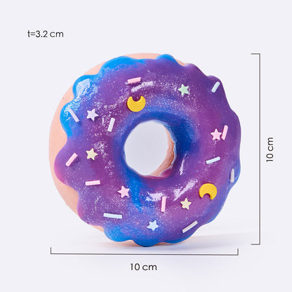 Jumbo Blueberry Lavender Donut Taba Squishy