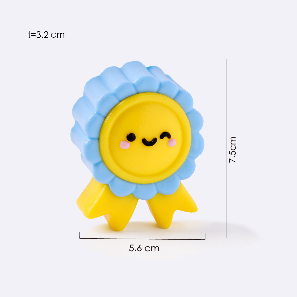 Sunflower Badge Taba Squishy