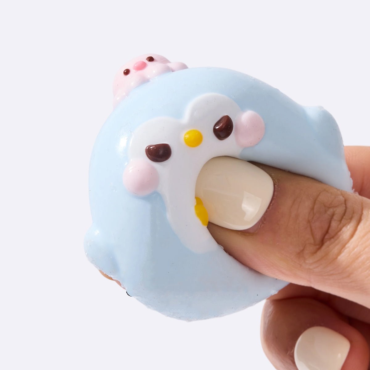 Cute Penguin with Pink Octopus