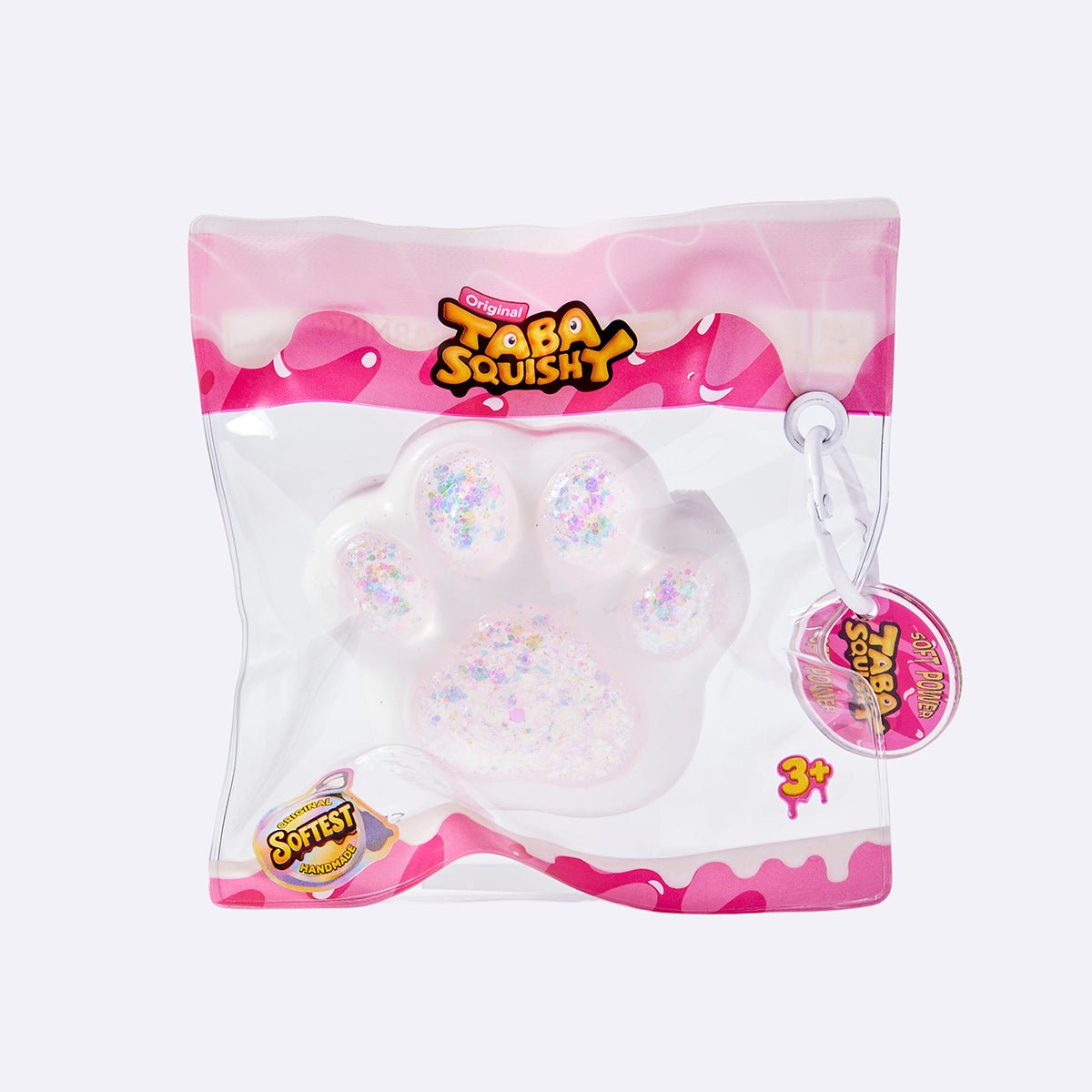 Pink Glitter Cat Paw