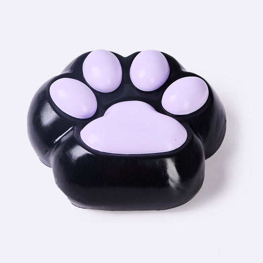 Jumbo Black-purple Paw Taba Squishy