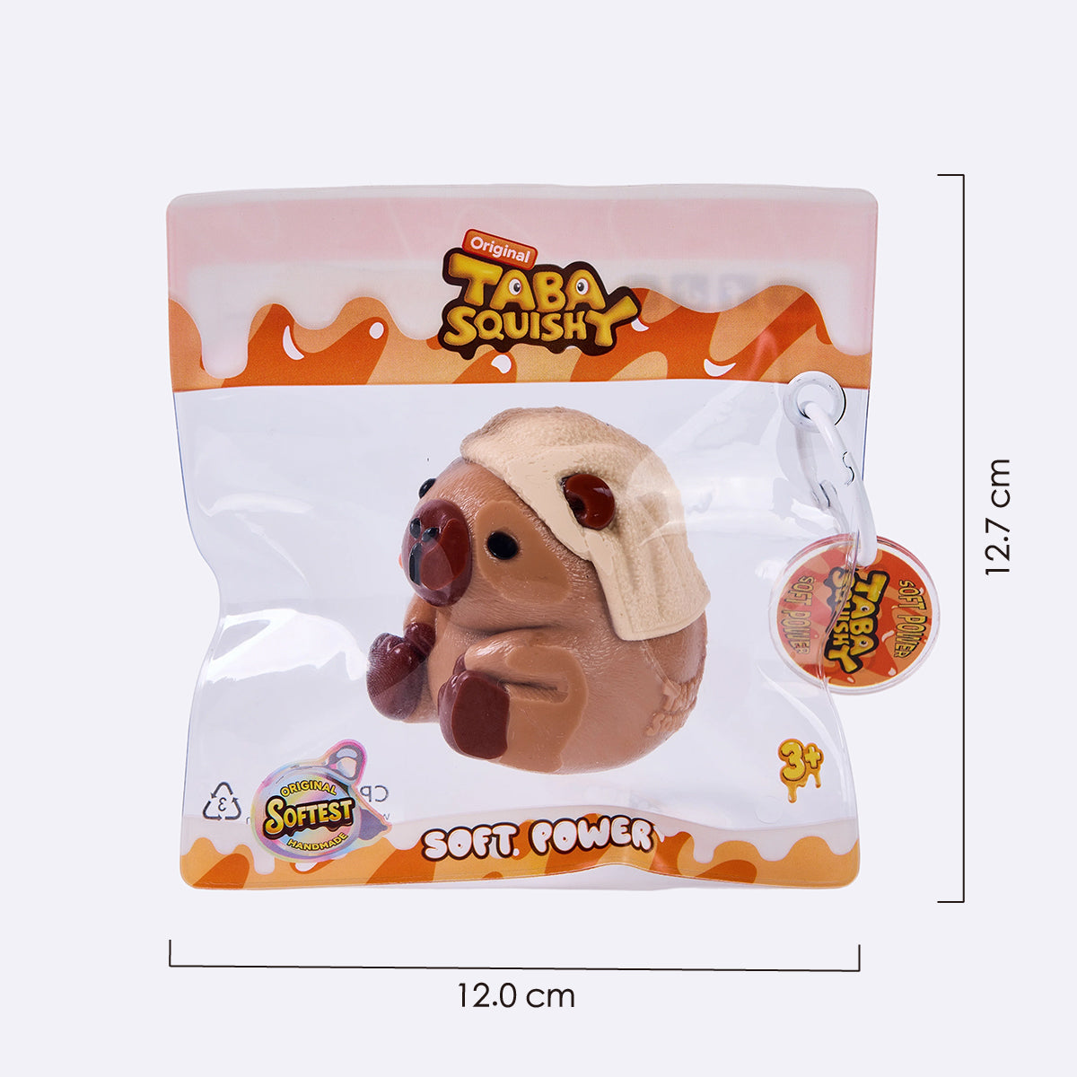 Brown Bandana Capybara Taba Squishy