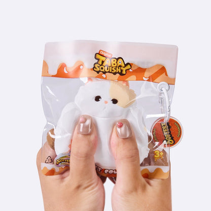 Chubby White Cat Taba Squishy