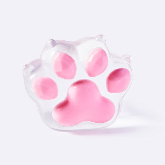Clear Pink Cat with Claws