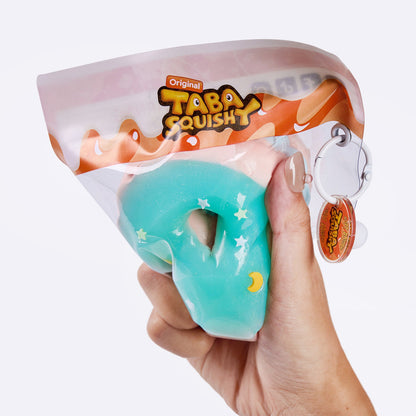 Pink Mint Filled Donut Taba Squishy