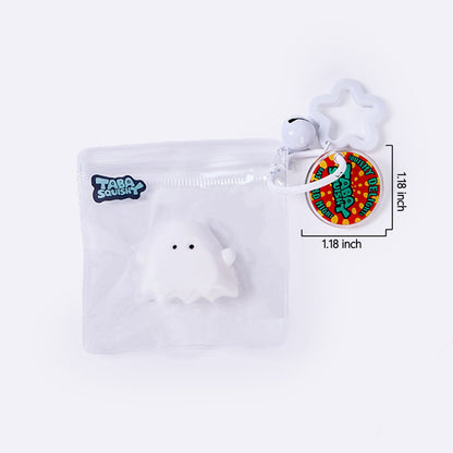Mini White Ghost Taba Squishy