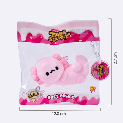 Side-Lying Axolotl Taba Squishy