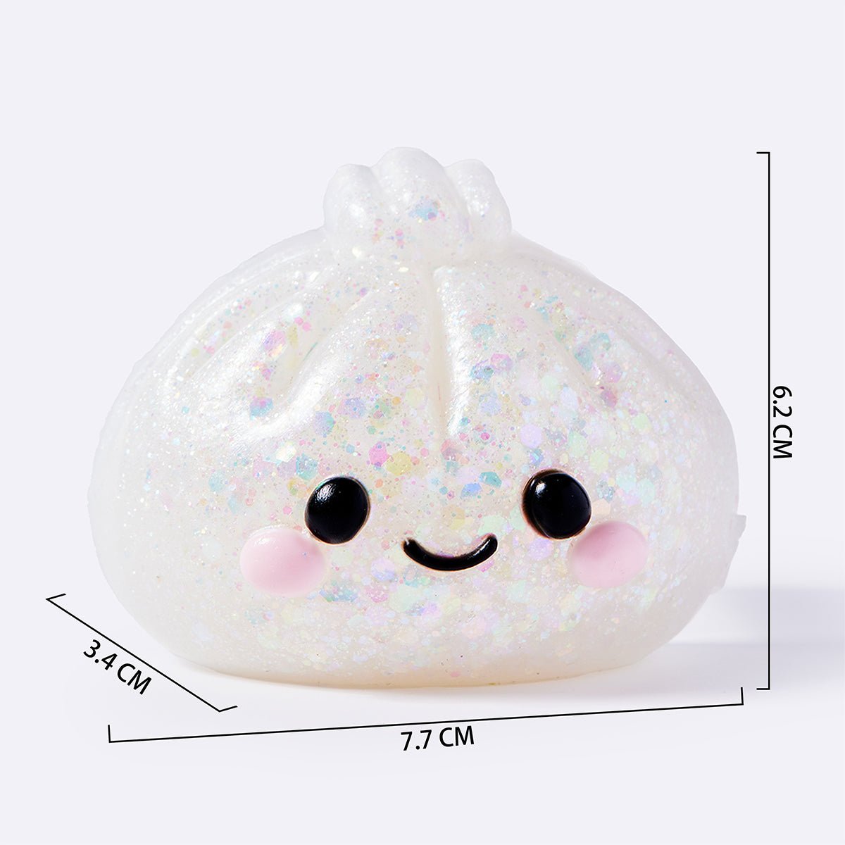 White Glitter Dumpling