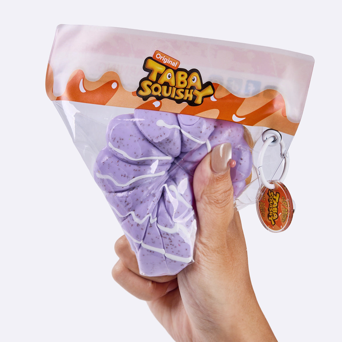 Jumbo Purple Grape Donut Taba Squishy