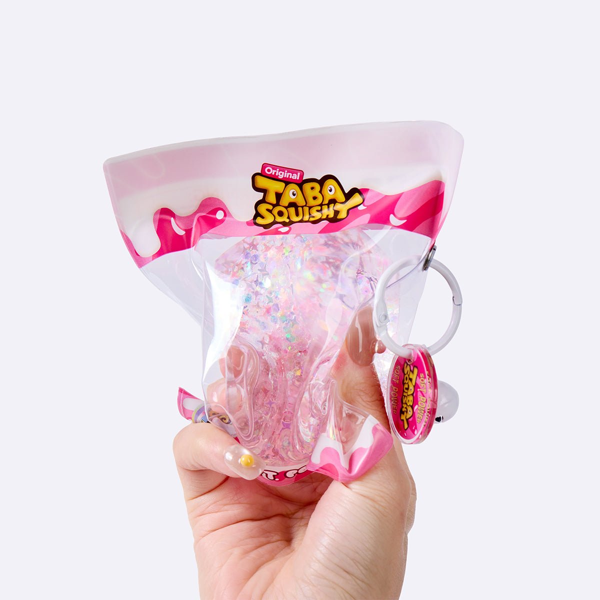 Blingbling Pink Crystal Taba Squishy