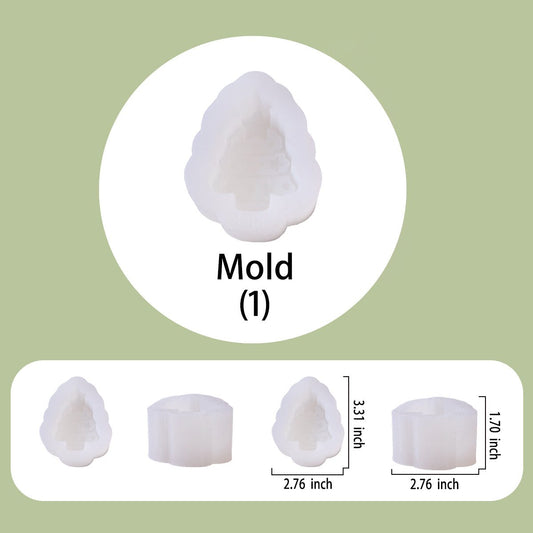 Christmas Tree Taba Squishy DIY Mold Set