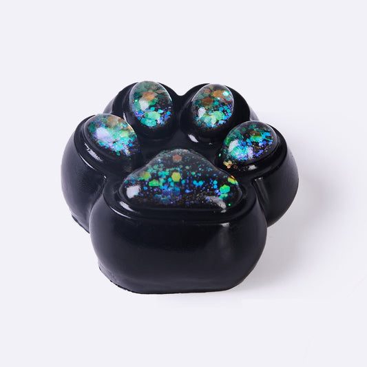 100g Black-bling Paw Taba Squishy