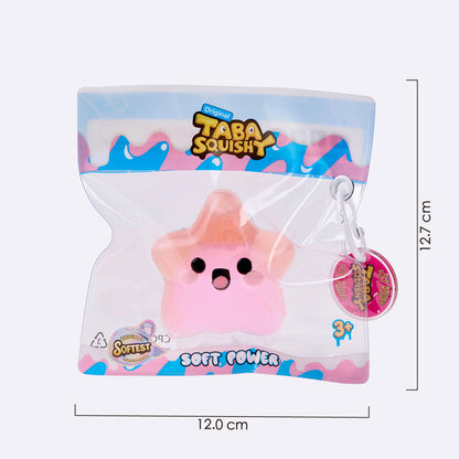 Pink & Orange Happy Star Taba Squishy