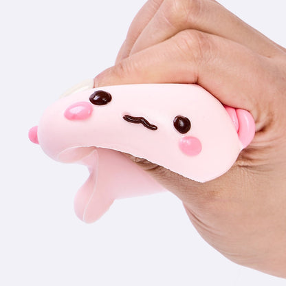 Pink Axolotl Taba Squishy