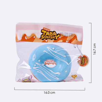 Jumbo Aqua Donut Taba Squishy